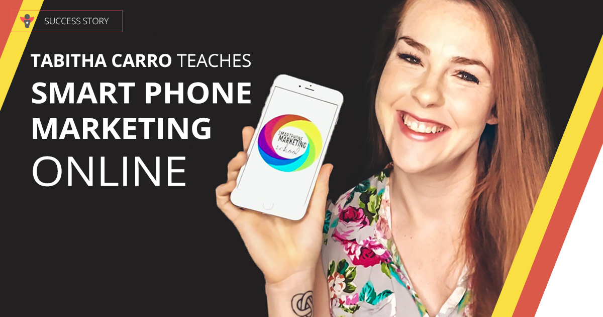 Tabitha Carro teaches smart phone marketing | Thinkific success story